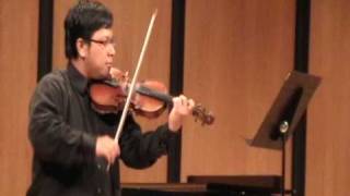 Bach Partita No2  Giga movement  by Phuongduy Nguyen  111509 [upl. by Lessard]