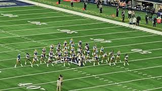 2024 Dallas Cowboys cheerleader pregame performance thunderstruck part 2 101324 [upl. by Teemus549]