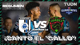 Resumen  Querétaro vs FC Juárez  Torneo Guard1anes 2021 Liga MX J16  TUDN [upl. by Ardnosac373]