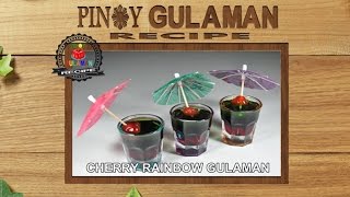 CHERRY RAINBOW GULAMAN Pinoy Gulaman Recipe [upl. by Samuella527]