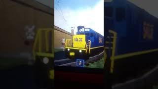 SQX rolling to the mini Yard short coal car train [upl. by Eiliak]