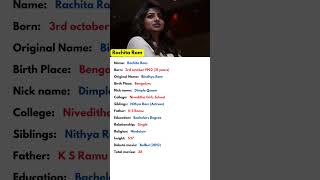 Rachita Ram Biography [upl. by Arinaj759]