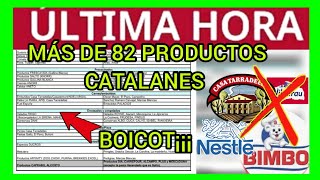 DE 80 PRODUCTOS CATALANES QUE NO PAGARÁN IMPUESTOS AL ESTADO [upl. by Annatsirhc118]