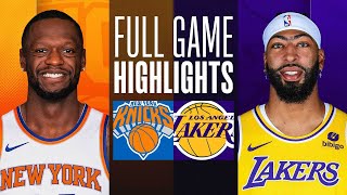 KNICKS at LAKERS  FULL GAME HIGHLIGHTS  December 18 2023 [upl. by Ocsisnarf]