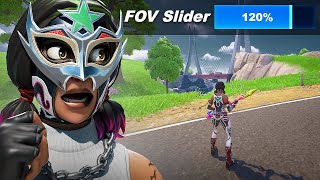 Fortnite added a FOV SLIDER In Chapter 6 [upl. by Cathy741]