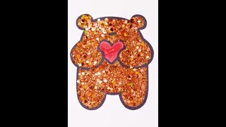 Lovely Drawing of a Sparkly Bear 🐻 [upl. by Wendel461]