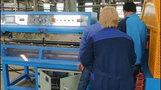 rubber sprial hose extrusion line with automatic winding machine to russa whatsapp8613967618405 [upl. by Miguelita]