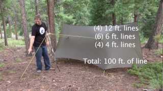 Basic Tarp Setup with the Superfly Tarp  Warbonnet Outdoors [upl. by Willard]