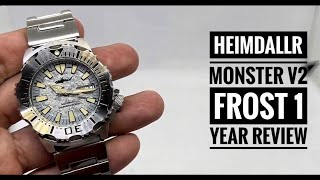 Watch collection revisited 14 Heimdallr Monster V2 Frost 1 year review [upl. by Ainola]