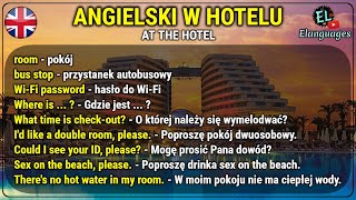 Angielski w hotelu zakwaterowanie wymeldowanie rezerwacja zwroty  At the hotel English [upl. by Iiette707]