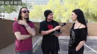 Interview with Cristina Scabbia amp Andrea Ferro of Lacuna Coil [upl. by Eniamor]