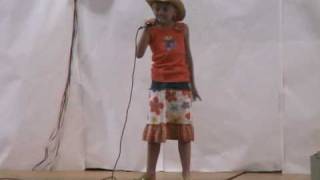 8 year old Blaire singing and yodeling Jessie the Cowgirl [upl. by Fromma860]