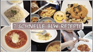 7 EINFACHE amp SCHNELLE BLW REZEPTE FÜR DIE GANZE FAMILIE l HelloCathi [upl. by Ahsead652]