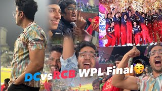 DCvsRCB WPL Final Vlog RCB Won 🏆 wpl2024 dcvsrcb highlights fight arunjaitleystadium viral [upl. by Supple]