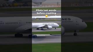 Pilots last words before crashing😥 planes aviation flight avgeeks airlines pilot shorts [upl. by Assirrak51]