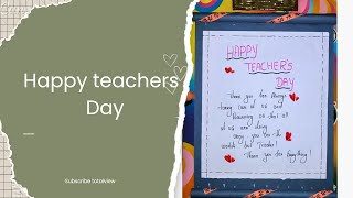 Happy teachers day 🎉🤩teachersday greetings wishes [upl. by Ressay]