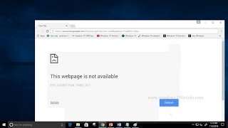 How To Fix Err Connection Timed Out In Google Chrome 2024 [upl. by Mcgill540]