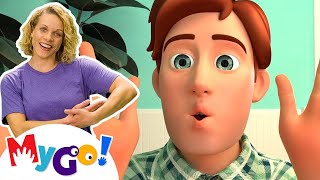 Peek A Boo  MORE  CoComelon Nursery Rhymes amp Kids Songs  MyGo Sign Language For Kids [upl. by Aeresed955]