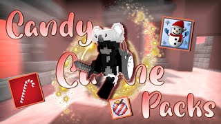 Top 3 Best CandyCane Texture Packs Fps Boost Bedwars Commentary [upl. by Melantha612]