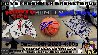 Boys Freshmen Basketball Monty Tech vs Baypath 12 19 2023 [upl. by Ginger]