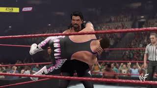 Acolytes Vs Hart Foundation Wwe 2k23 [upl. by Genet572]