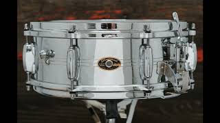 SOLD  Slingerland 5x14quot Radio King ChromeOverBrass Snare Drum  1960s [upl. by Nylzaj]