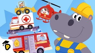 Helikopter Raceauto amp meer  Voertuigen voor Kinderen  KinderfilmpjesDrPanda TotoTime Nederlands [upl. by Enilrahc644]