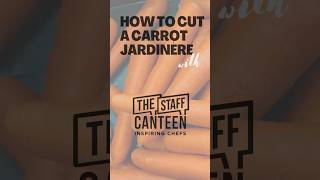 How to cut a carrot Jardinière like a professional chef 🥕 [upl. by Ary]