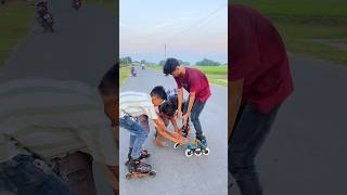 Heartwarming Reactions of Kids Learning to Skate 😢 skate skating shorts skate video trending [upl. by Shuma]