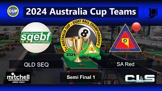 QLD SEQ v SA Red  Semi Final 1  2024 Australia Cup [upl. by Ainslie]