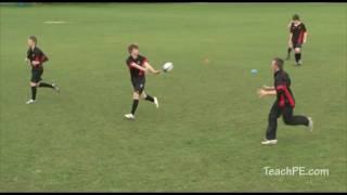 Basic Rugby Drills  Line drill [upl. by Axela]