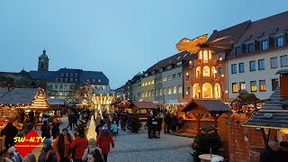 Weihnachtsmarkt  Rundgang Schweinfurt 2018 [upl. by Rich42]