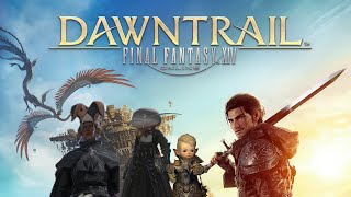 Final Fantasy 14 The Misadventures of SmuTombi amp Myrddin in Dawntrail 70  quotDawntrailquot Intro [upl. by Ulla448]