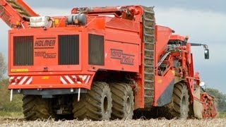 Ultra rare Holmer Terra Melix  Aardappels rooien Kartoffeln ernte Lifting potatoes 2012 HD [upl. by Eilahtan450]