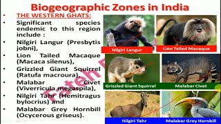 Topic9  Biogeographic Zones in India  Ecology amp Environment for UPSC and State PSC [upl. by Yhtomiht]