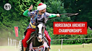 Horseback Archery Championships [upl. by Yllus]