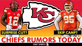 Chiefs Rumors Mecole Hardman SURPRISE Cut Candidate Chris Jones SKIPPING Training Camp [upl. by Ahsiryt]