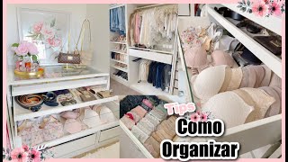 ORGANIZA TU CLOSET GAVETAS CARTERAS Y MAS [upl. by Hook883]