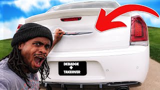 I DEBADGED my CHRYSLER 300 😱  LIT TAKEOVER [upl. by Marylynne]