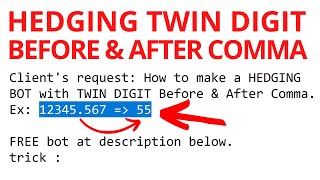 Hedging Bot with Twin Digit Before amp After Comma [upl. by Aikit667]