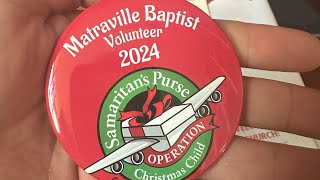 Operation Christmas Child 2024  Matraville Baptist [upl. by Elodea]