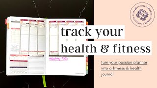 How I Turned a Small Passion Planner Into My 2021 Fitness Journal [upl. by Enisamoht]