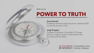 Power to Truth Straight Talk with Luigi Zingales and Anat Admati [upl. by Neeluj]