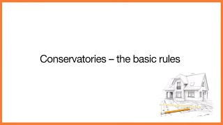 Building Control Conservatories Basic Rules [upl. by Trelu]