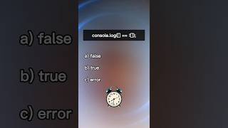 Coding test quiz javascript code web shorts trending viral quiztime freshers ytshorts [upl. by Wandis]