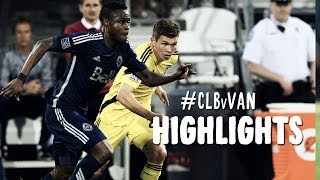 HIGHLIGHTS Columbus Crew vs Vancouver Whitecaps  May 10 2014 [upl. by Airrat87]