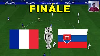 SLOVENSKO VS FRANCIE FINÁLE EURO 2024 FC 24 PS5 [upl. by Fidellia443]