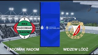 Radomiak Radom  Widzew Łódź  Poland Ekstraklasa Round 34 [upl. by Anilrac]