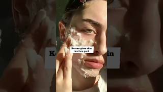 Korean glass skin rice face mask shorts viralvideo nehanaturalglow glassskin skincare rice [upl. by Lladnek]