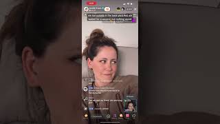 Teen Mom the Next Chapter Jenelle Evans Talks About getting high on Shrooms TikTok Live [upl. by Tippets893]